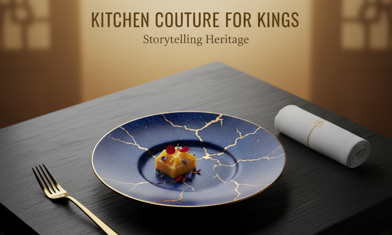 Kitchen Couture for Kings: Visually Stunning Plates with Storytelling Heritage