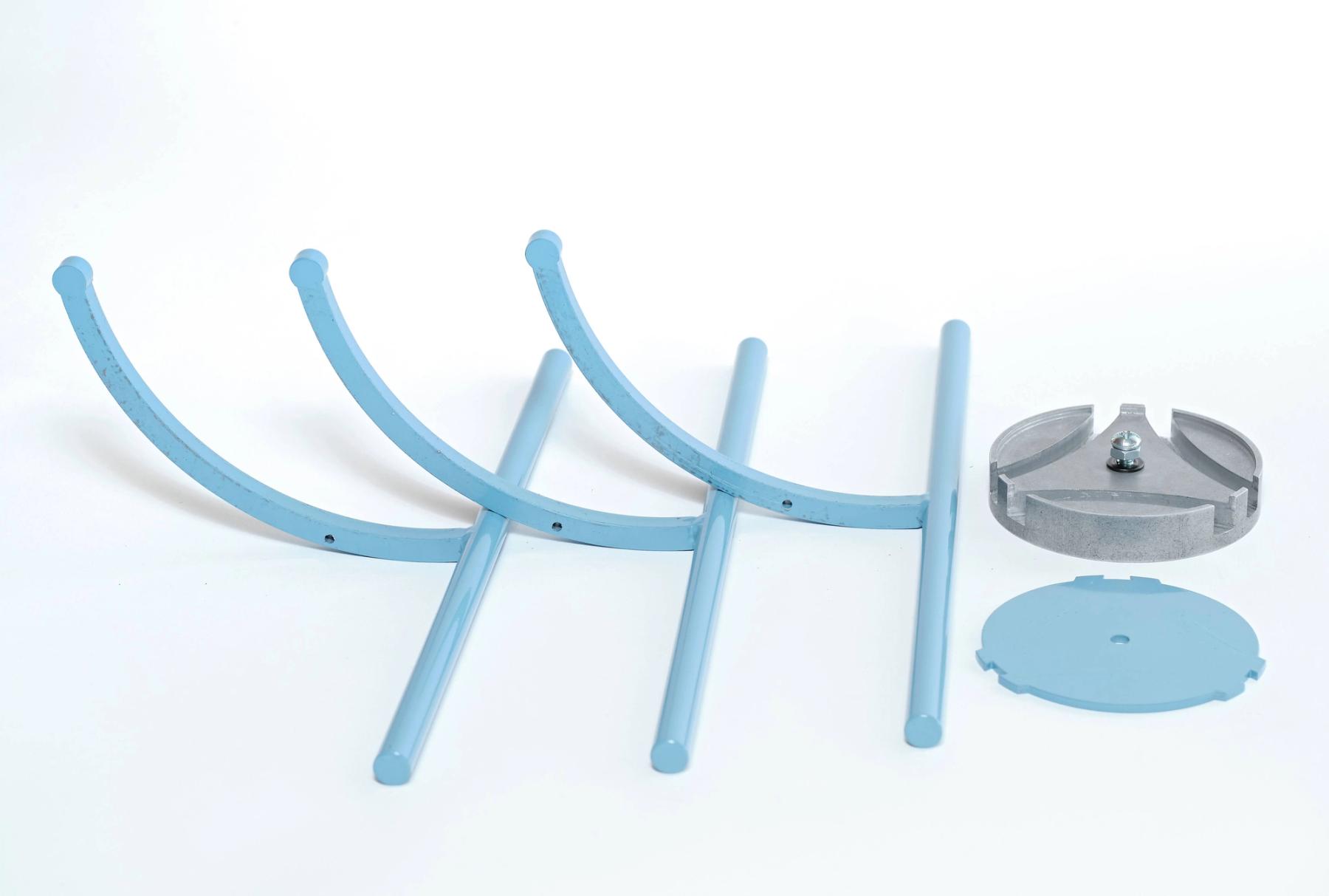 Matte black finish detail.