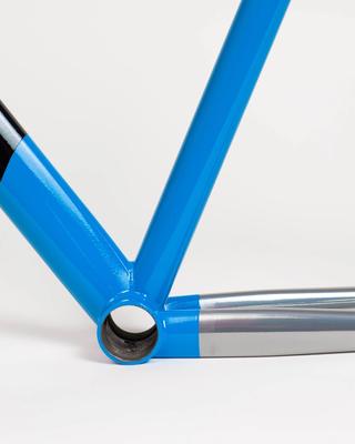 Bicycle frame, finished detail.