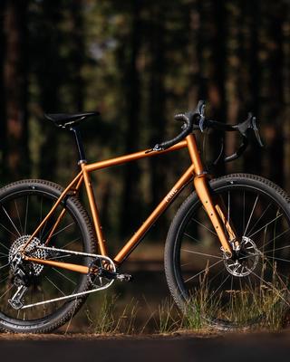 Pine Cycles gravel bike, detail.