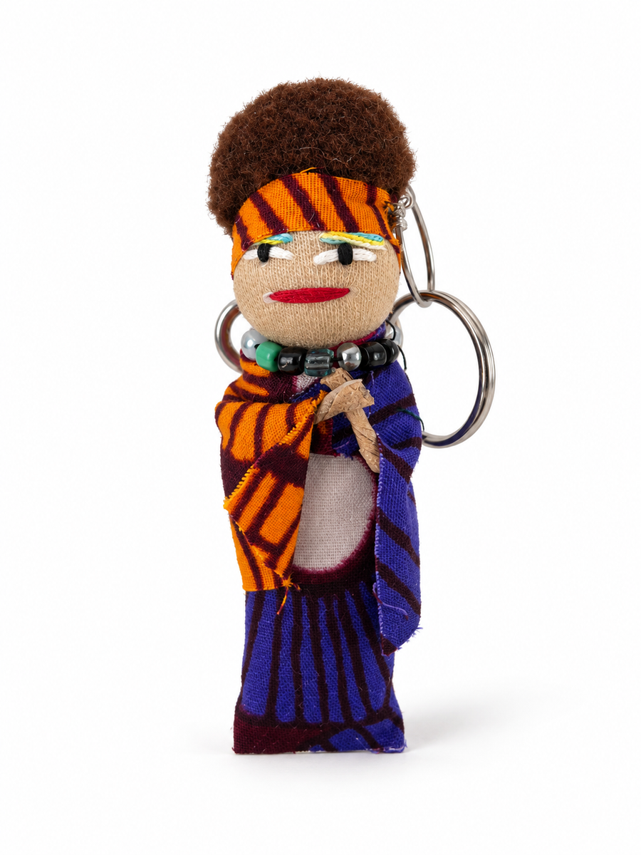 African Worry Doll - Keyring, example 2 of 5