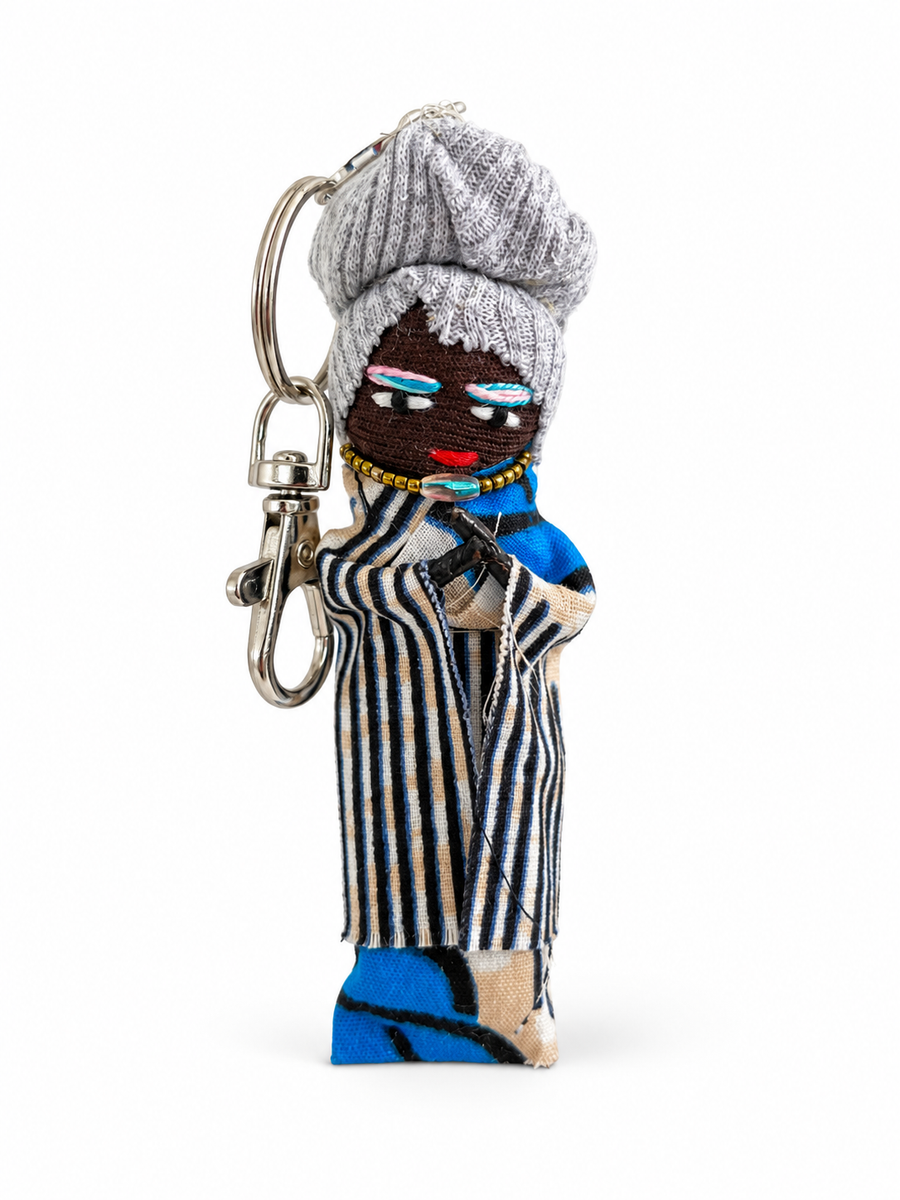 African Worry Doll - Keyring, example 5 of 5
