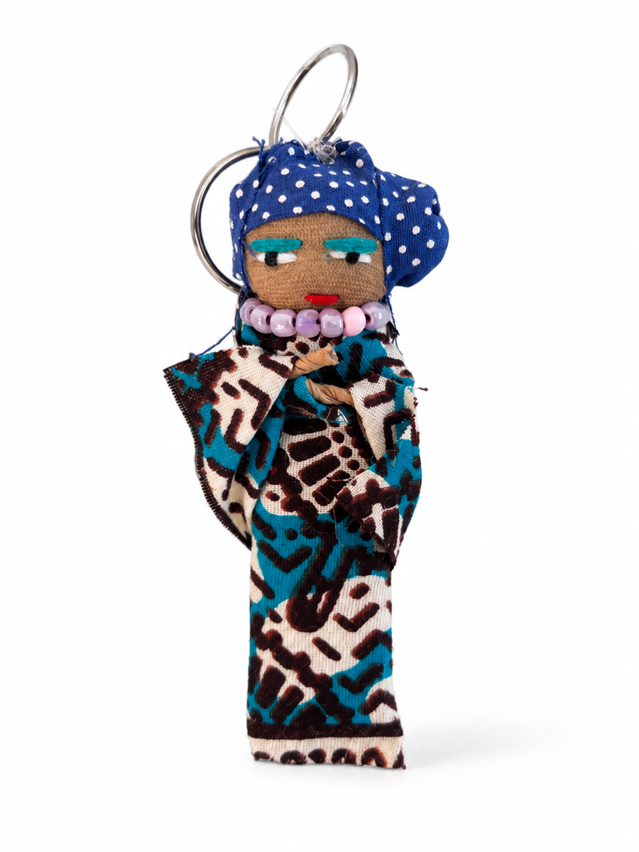 African Worry Doll - Keyring, example 4 of 5