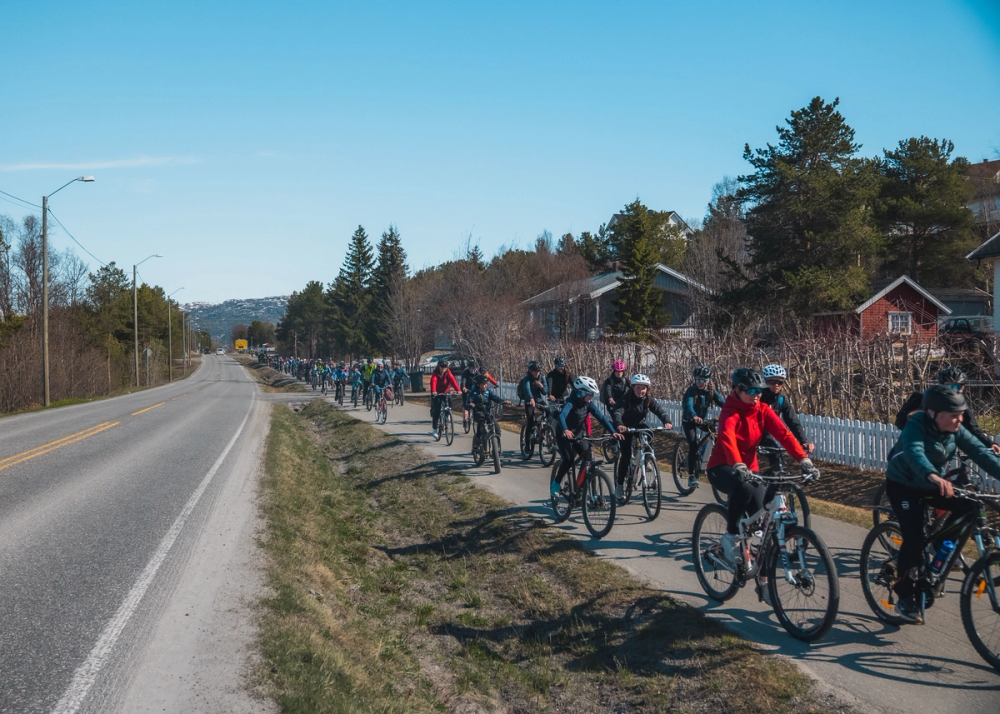 Deltakere på Sykkelturen