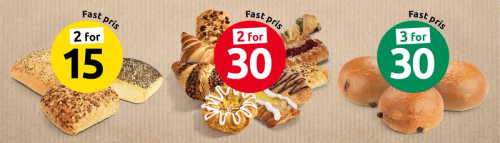 Bakevarer til fast pris hos Joker