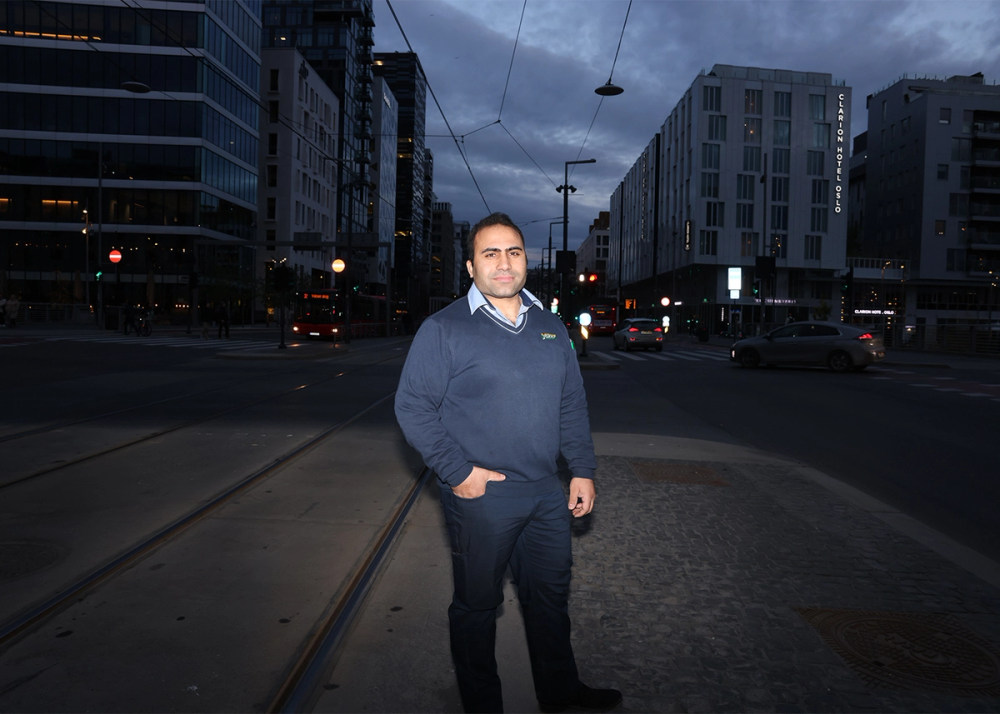 Kjøpmann Sardar Ahmadzai i Oslo sentrum