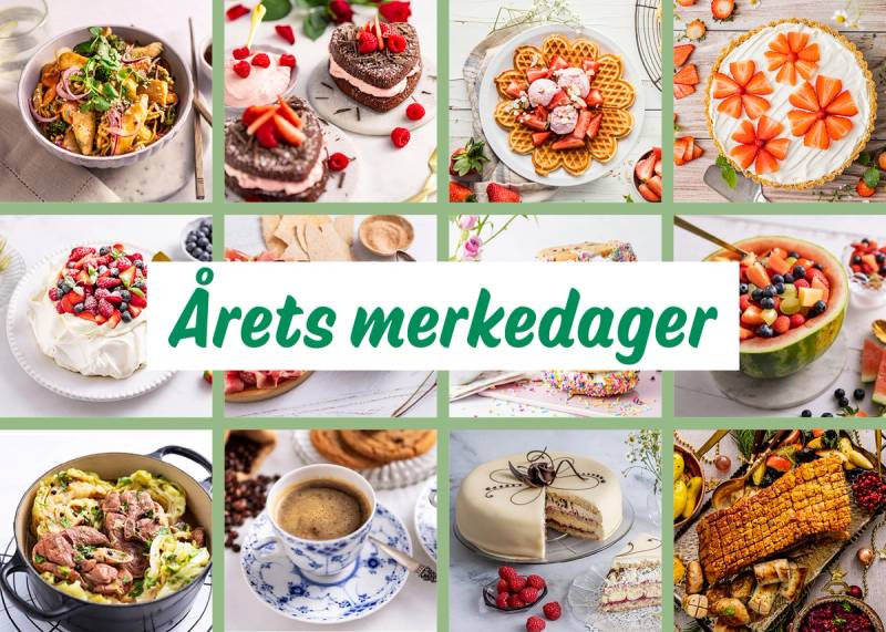 Årets merkedager – oppskrifter på kaker, desserter og tradisjonsmat fra Joker
