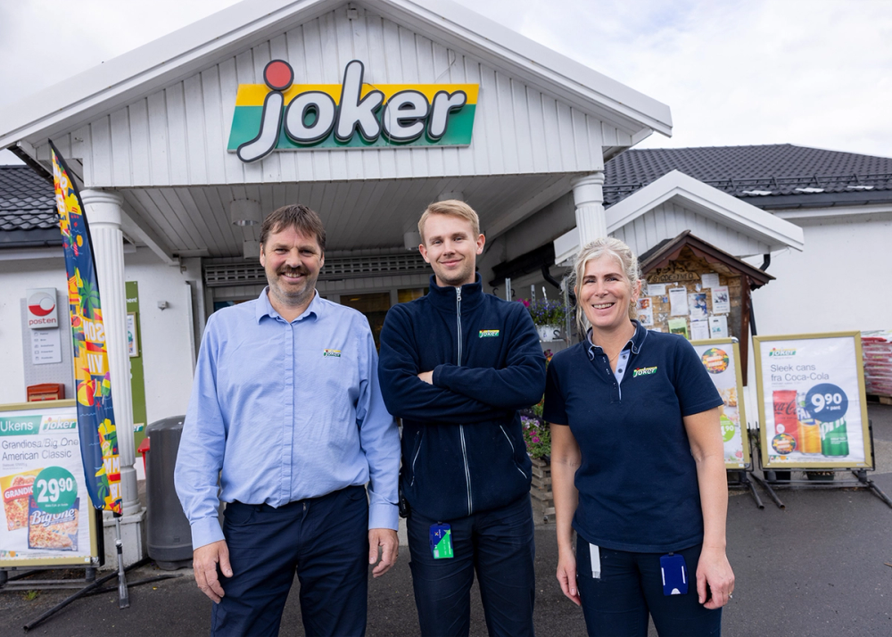 Ansatte utenfor Joker Finsland