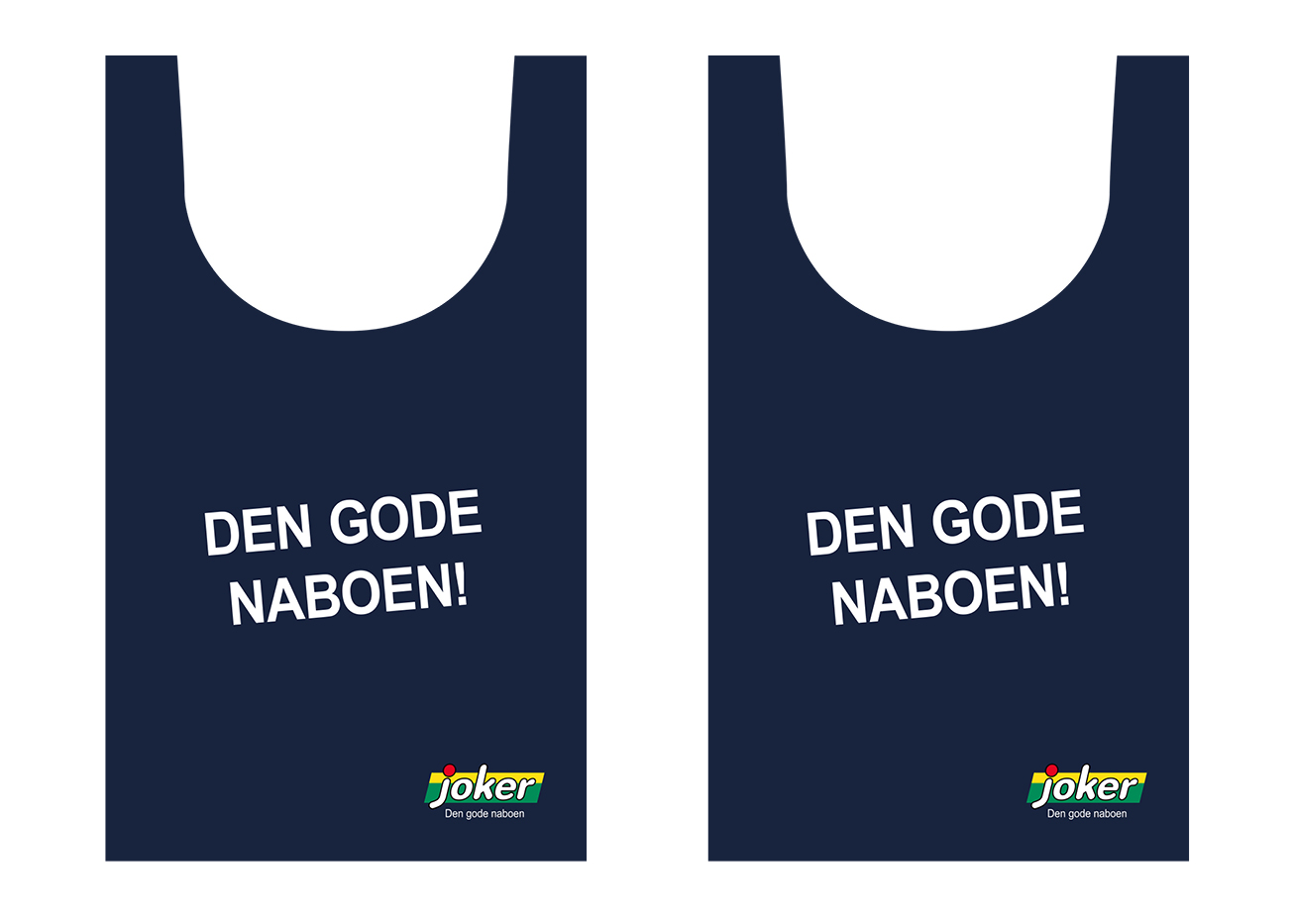Handlenett med slagordet: Den gode naboen!
