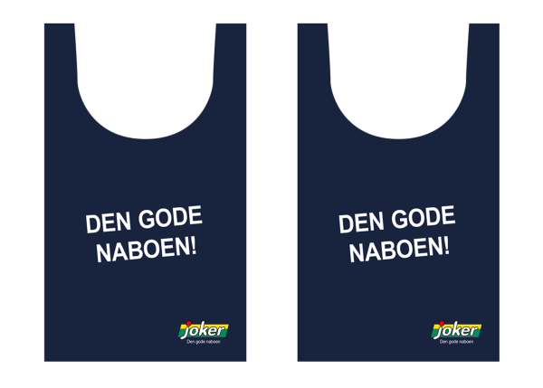 Handlenett med slagordet: Den gode naboen!