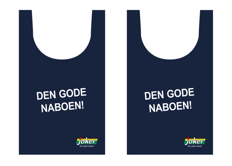 Handlenett med slagordet: Den gode naboen!