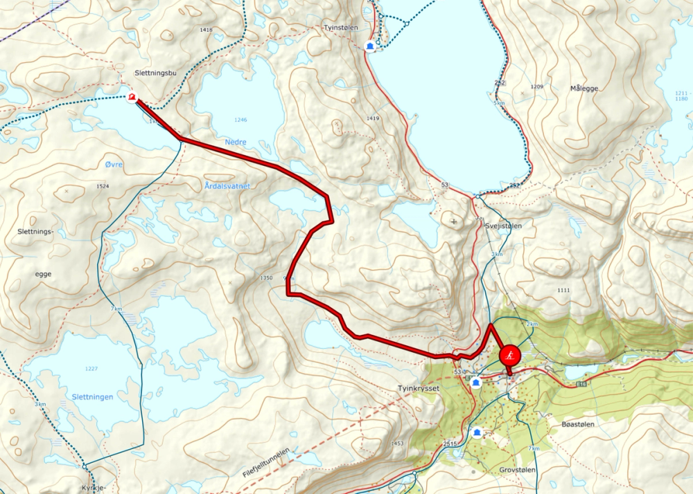 Turkart - Fra Joker Tyinkrysset til Slettningsbu