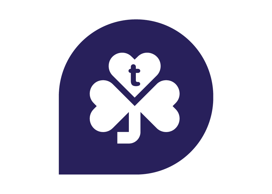 Trumf-logo med kløver og bokstaven t, brukt til Trippel-Trumf-torsdag