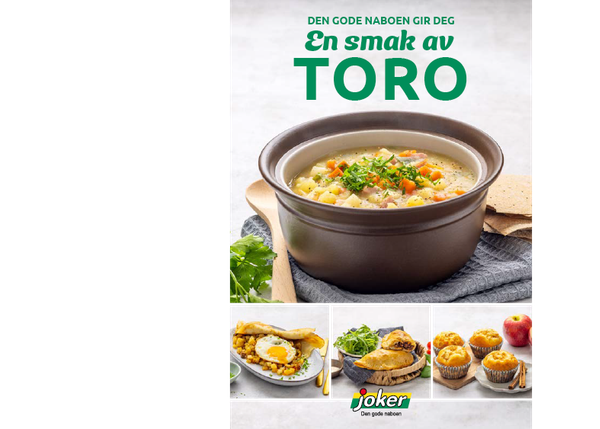 Forsiden av inspirasjonsheftet "En smak av Toro"