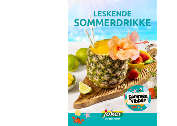 Forsiden av inspirasjonsheftet "Leskende sommerdrikke"