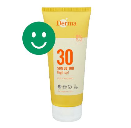 Sun lotion fra Derma, SPF30