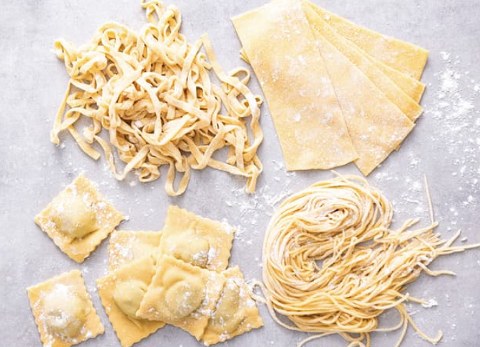 Pasta i ulike fasonger