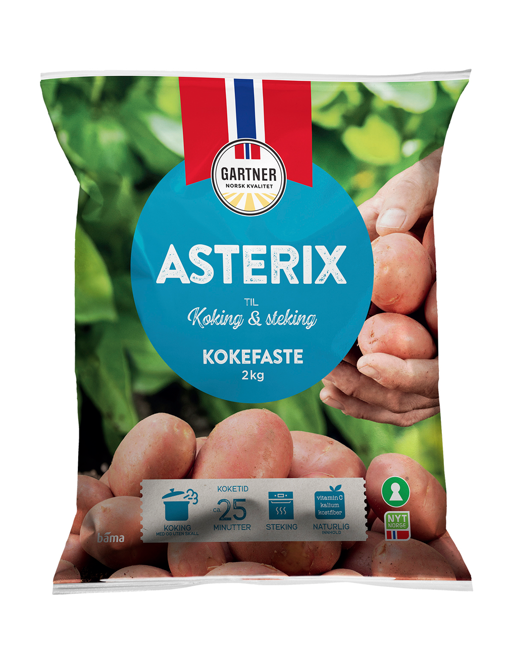 Asterix kokefaste poteter fra Gartner