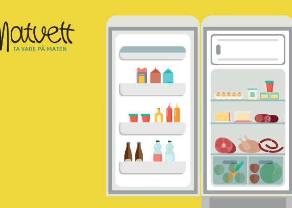 Banner med teksten "Matvett"