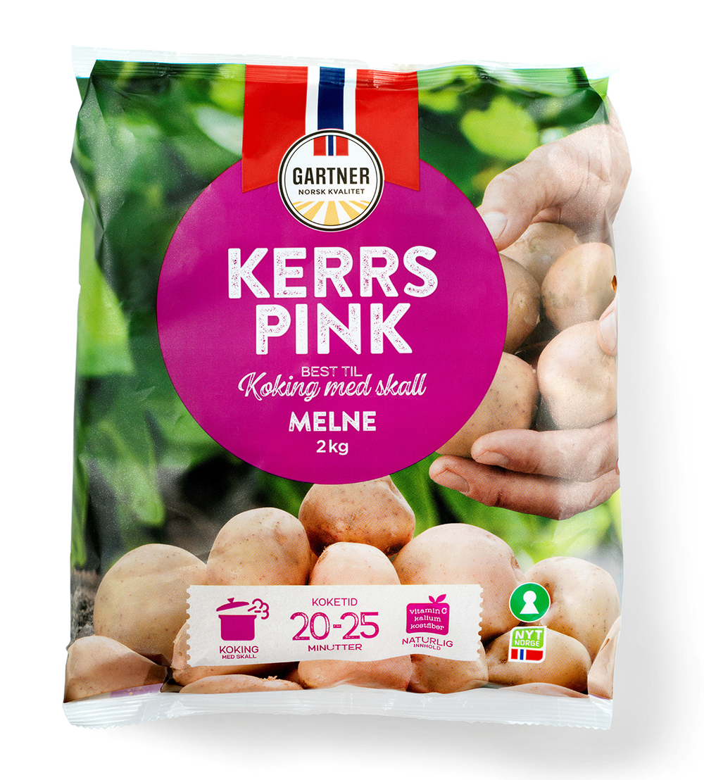 Kerrs pink poteter fra Gartner