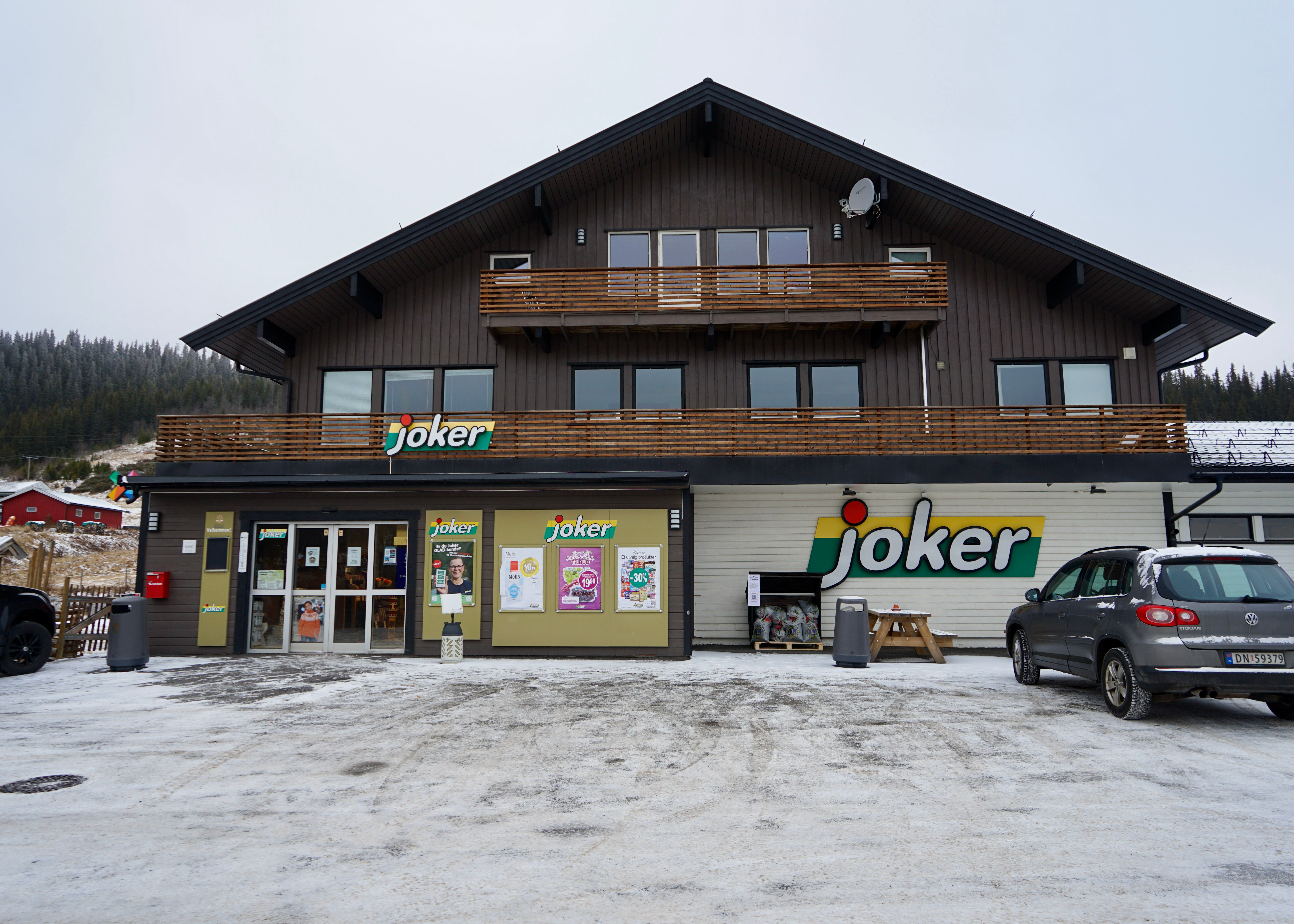 Inngangspartiet til Joker Fjellbu