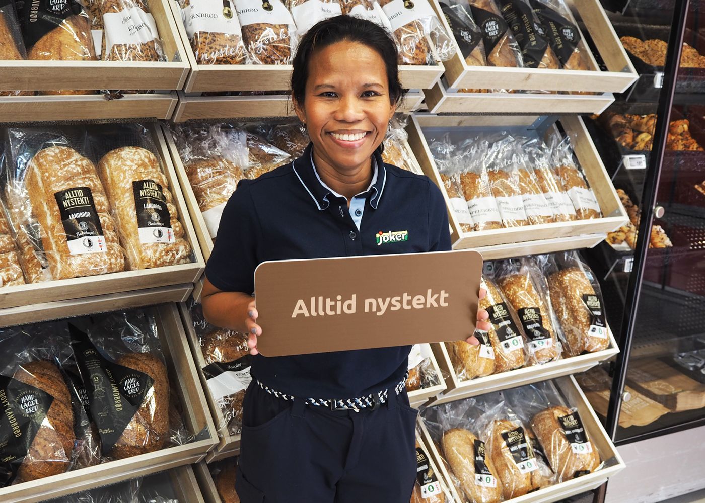 Alltid nystekte brød og bakevarer hos Joker – Janeth, Joker Eiksmarka