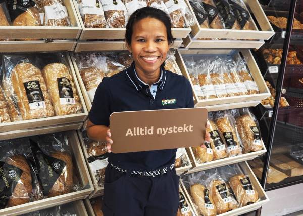 Alltid nystekte brød og bakevarer hos Joker – Janeth, Joker Eiksmarka