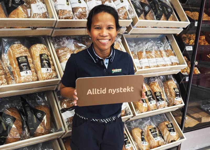 Alltid nystekte brød og bakevarer hos Joker – Janeth, Joker Eiksmarka