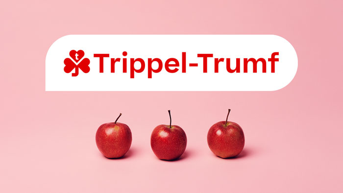 Et banner med Trippel-Trumf