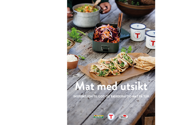 Forsiden av inspirasjonsheftet "Mat med utsikt"