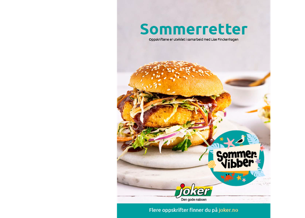 Forsiden av inspirasjonsheftet "Sommerretter"