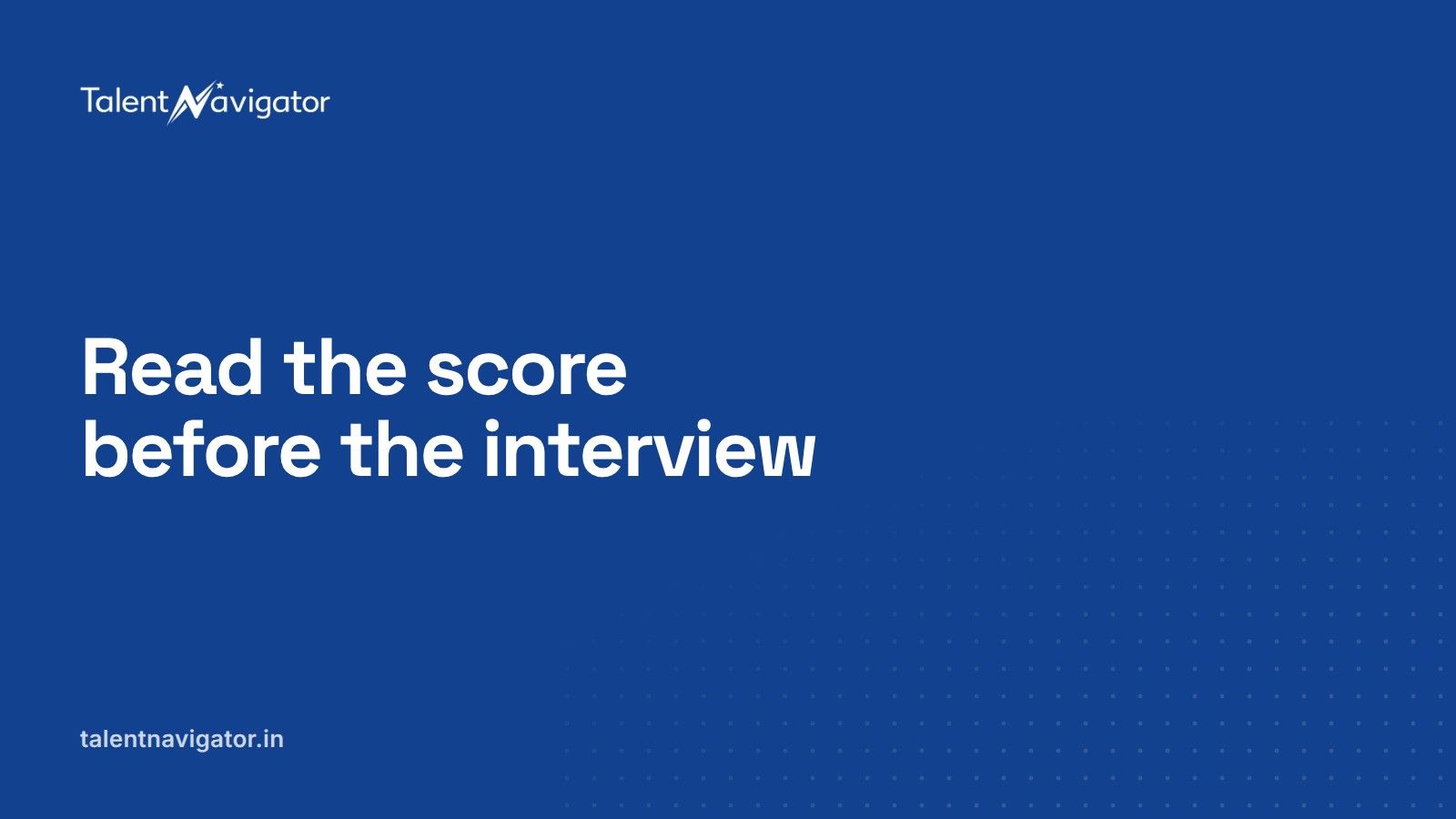 How to read a developer's score before the interview