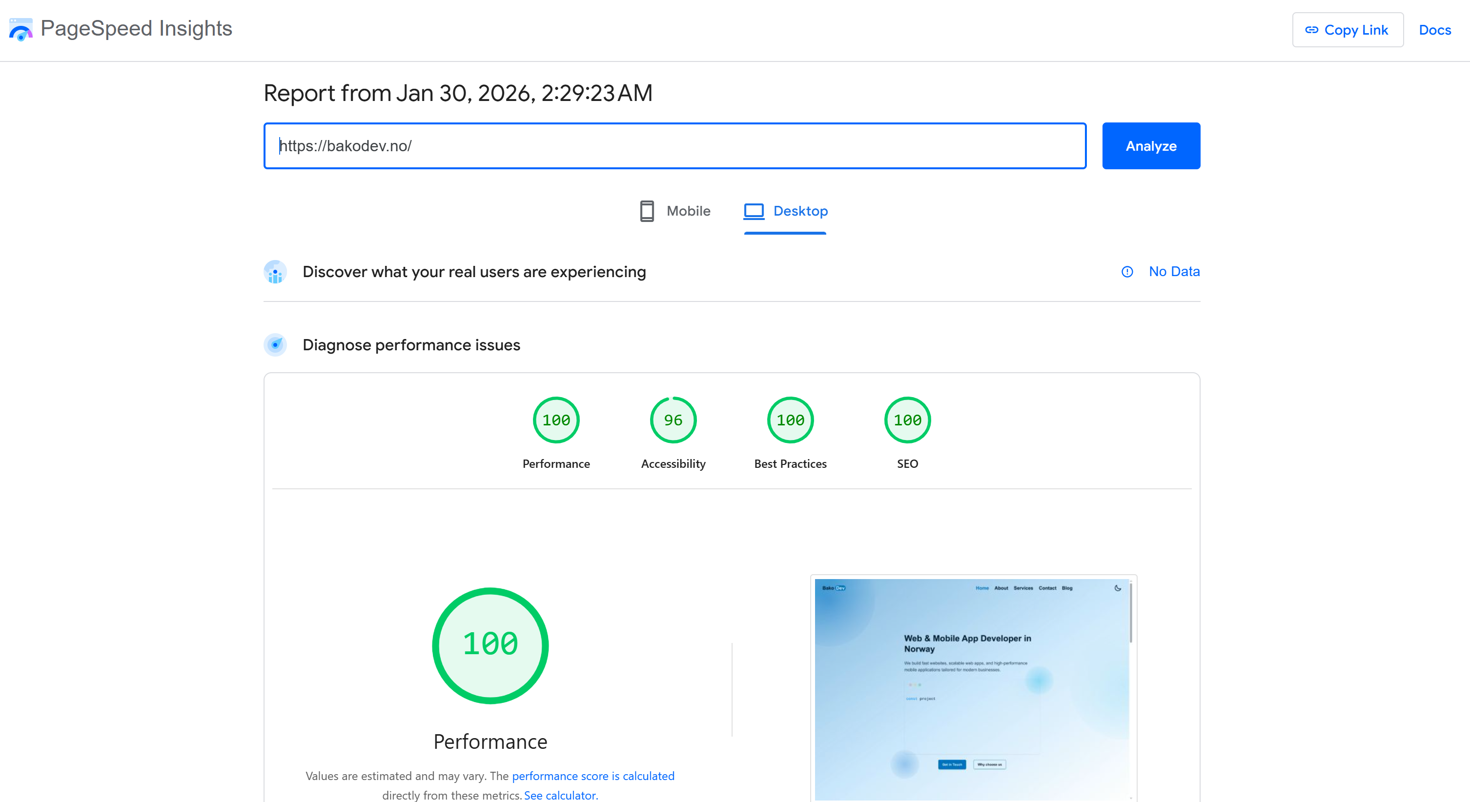 speed, performance and seo