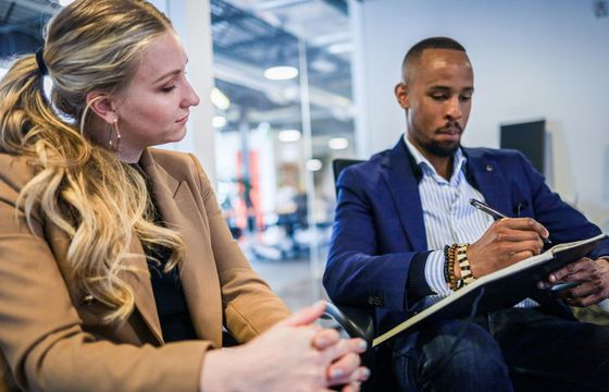 Team leaders practicing employee engagement and real-time workplace culture.