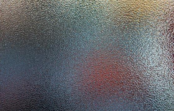 Frosted glass with objects in the background