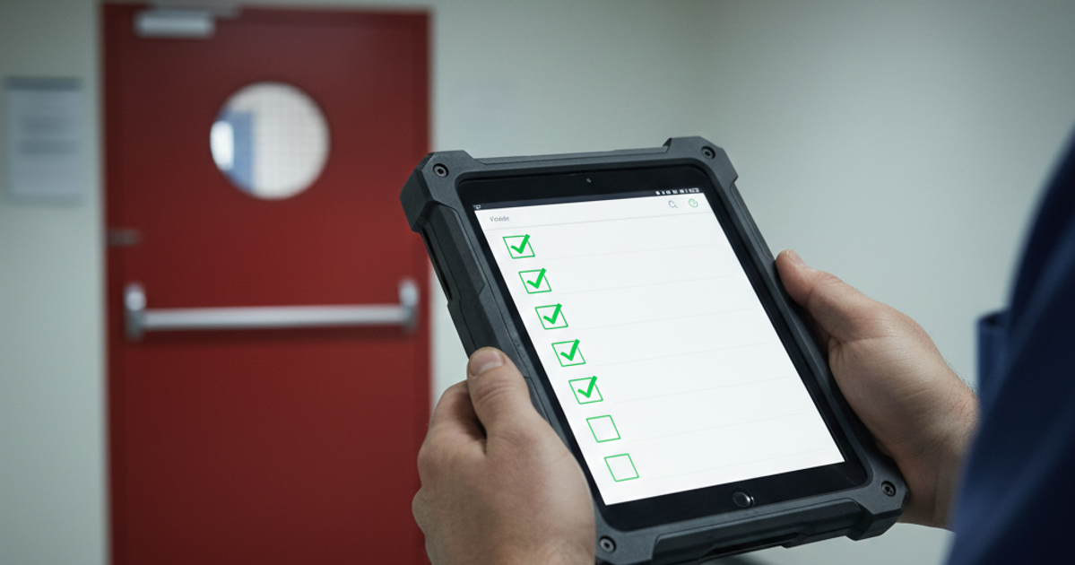 Wie wir die Türprüfung digitalisiert haben