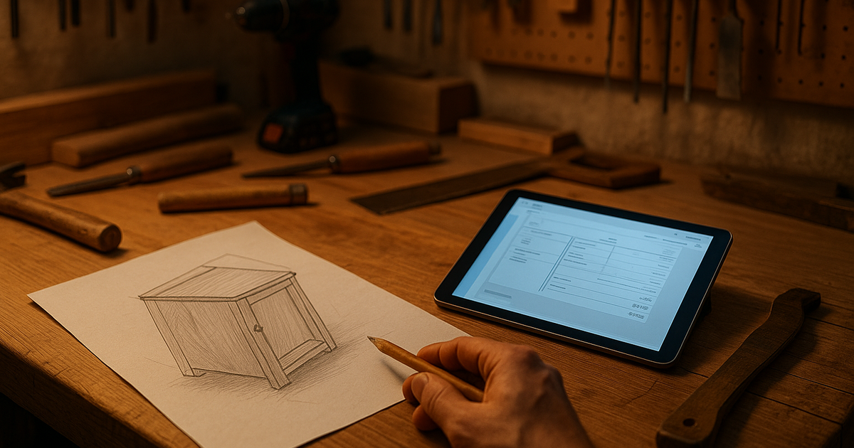 Von der Handskizze zum digitalen Angebot