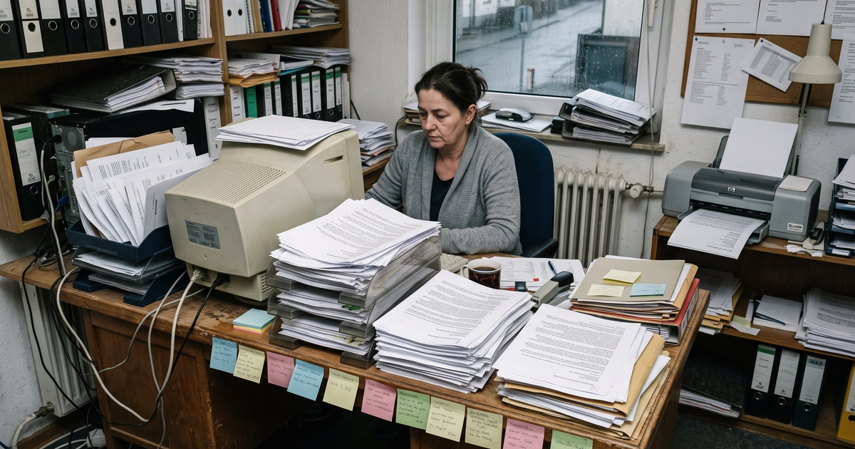 Das Büro, in dem alles per Mail kommt