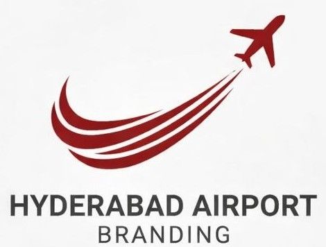 Hyderabad airport branding logo