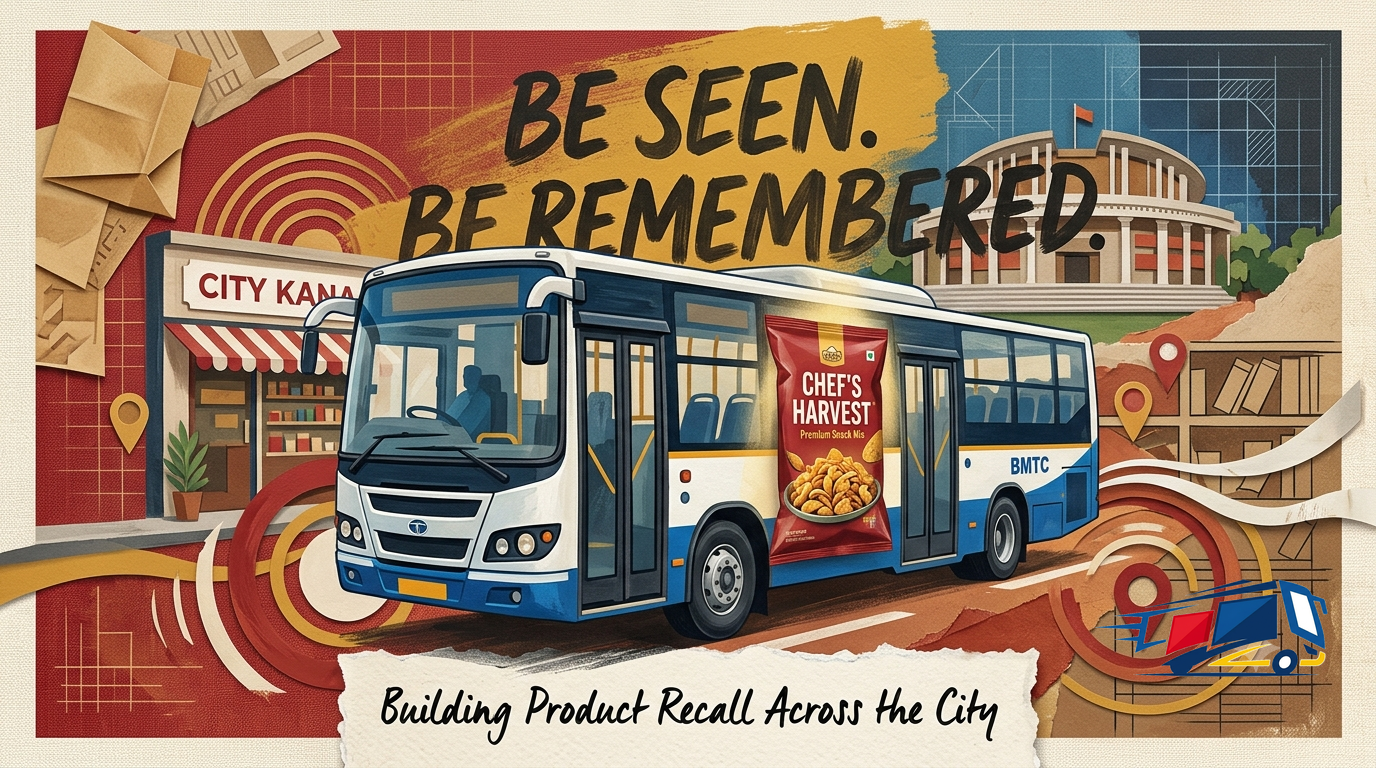 Bus Branding for FMCG Product Launches