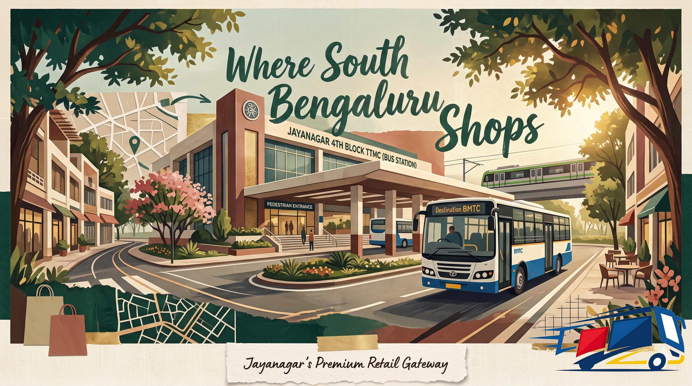 Jayanagar Bus Station: Reaching South Bengaluru Shoppers