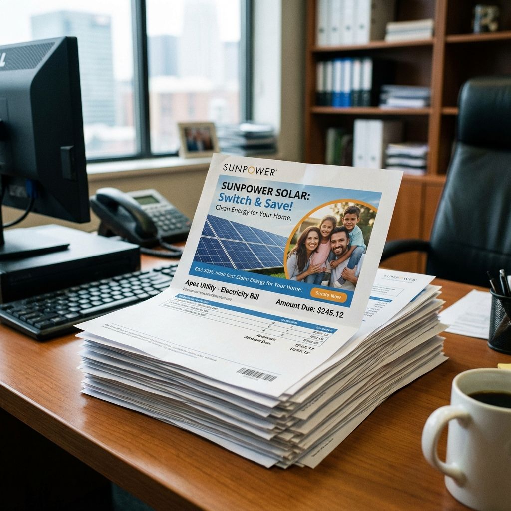 Bill insert(single sheet)