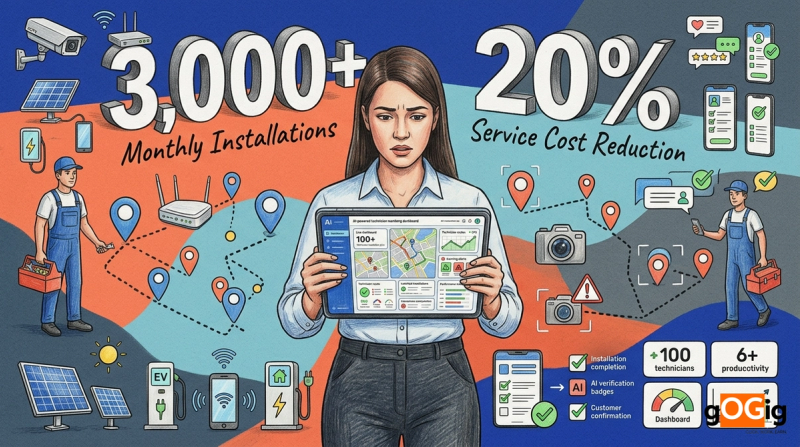 Best platform to monitor 100 technician installations 2026