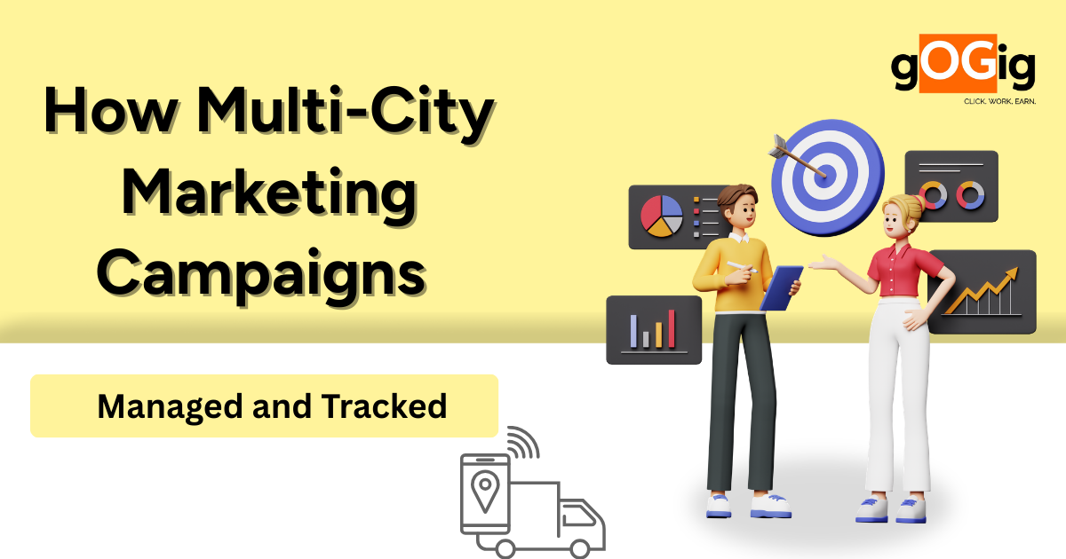 How multi-city marketing campaigns are managed and tracked using real-time offline campaign tracking software