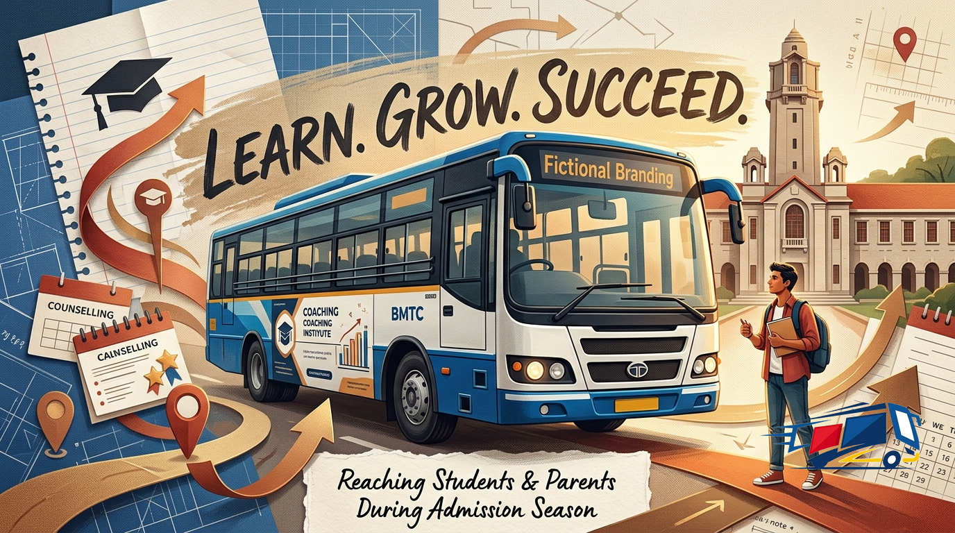Bus Branding for Ed-Tech & Coaching Institutes