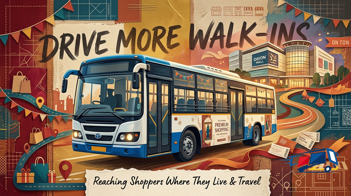 Bus Branding for Retail & Shopping Malls