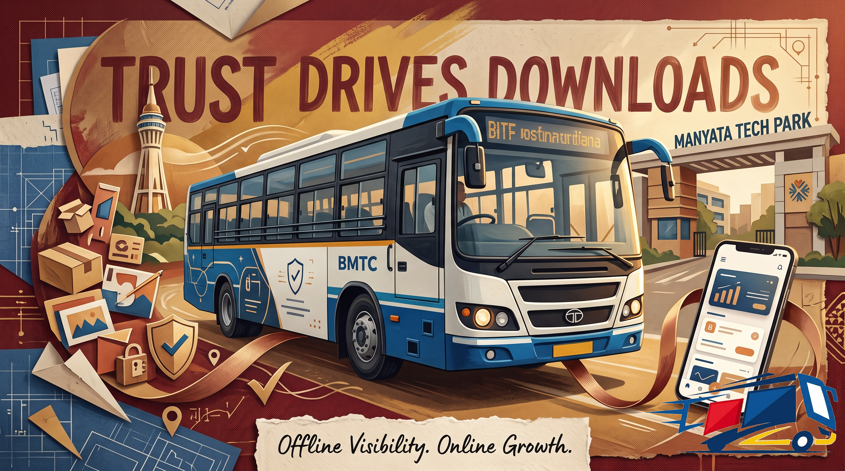 Bus Branding for Fintech & App Launches