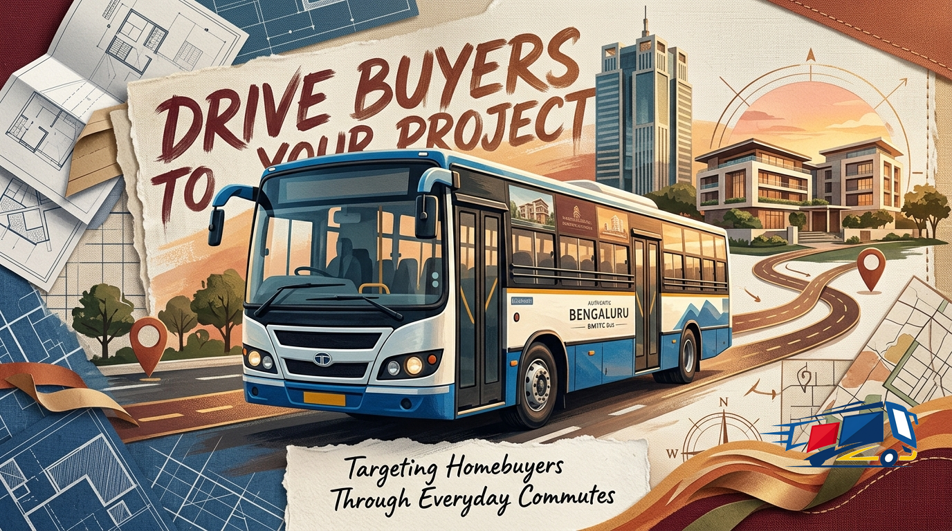 Bus Branding for Real Estate Developers