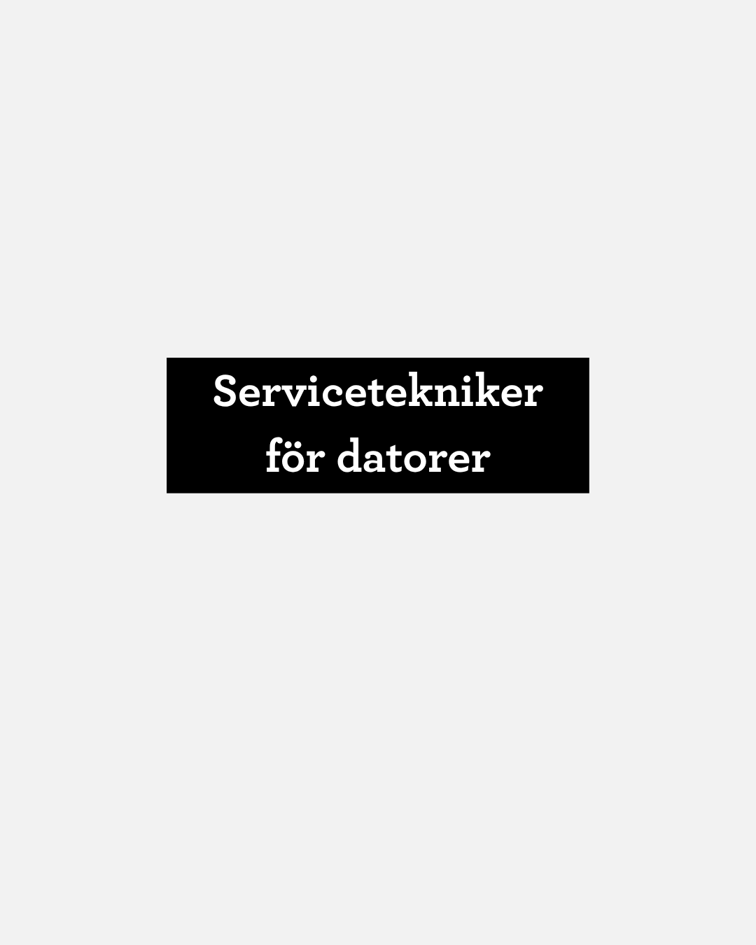 pc tekniker