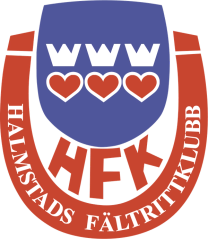 Halmstads fältrittklubb logo